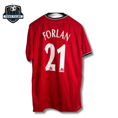Manchester United 01/02 Titular Diego Forlán - Image 2